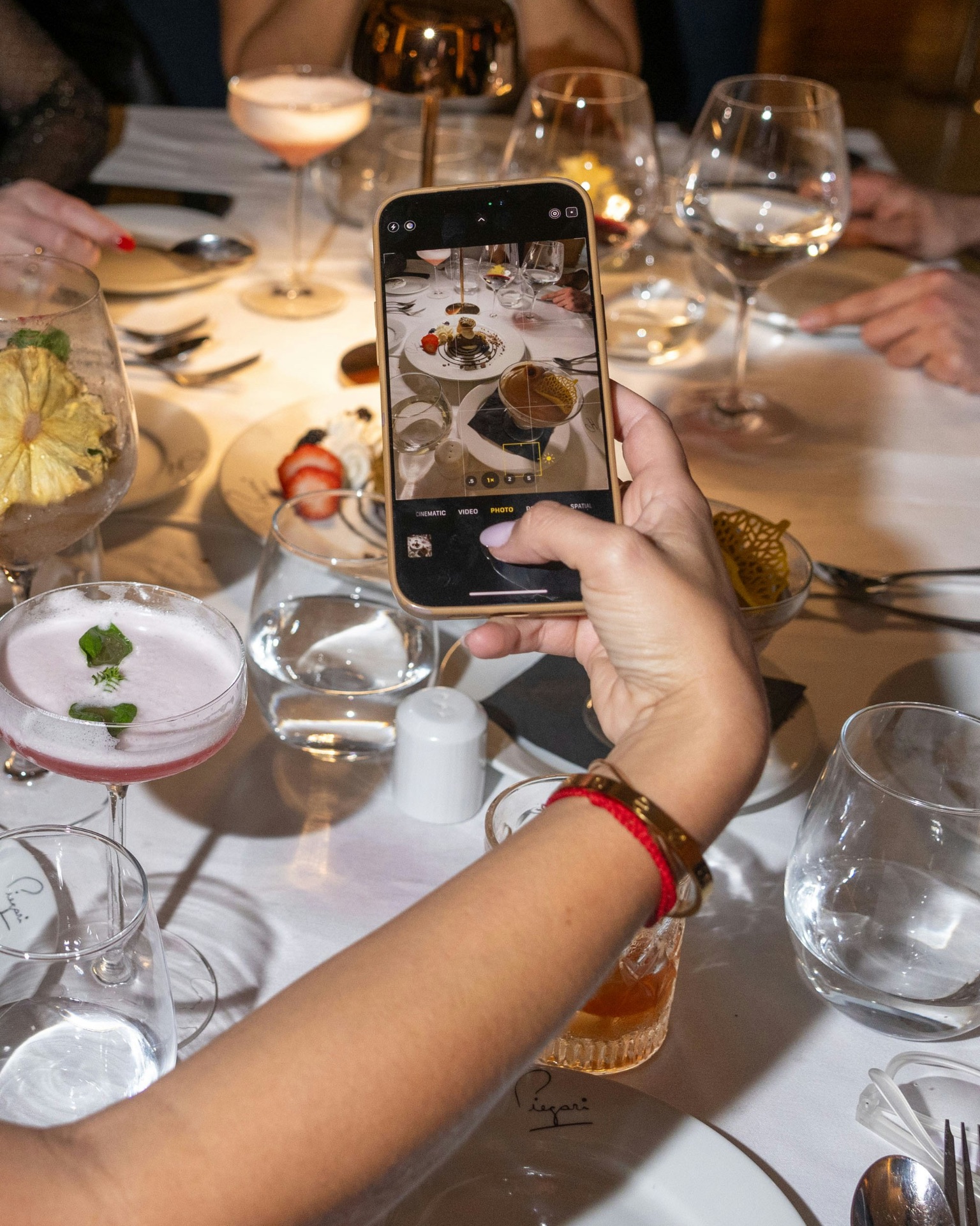 Content creation at Piegari Ristorante